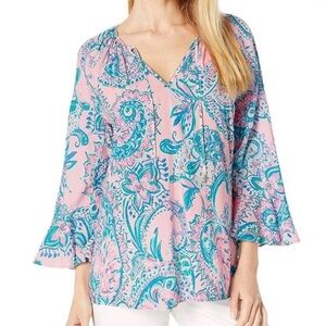Lilly Pulitzer willa flounce top